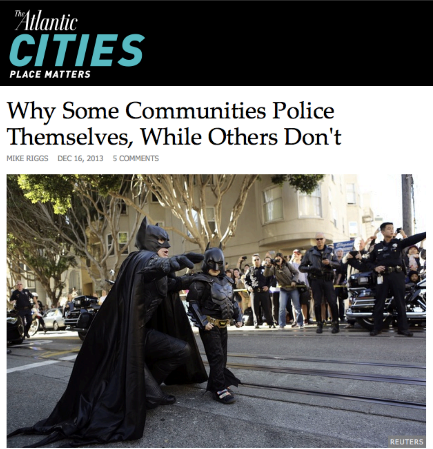 Screenshot of The Atlantic Cities coverage of the third-party punishment paper